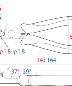 Kìm cắt chéo cán đàn hồi Tsunoda PW-351DG 6 Sxupen Simg D0daf0 800x1200 Max