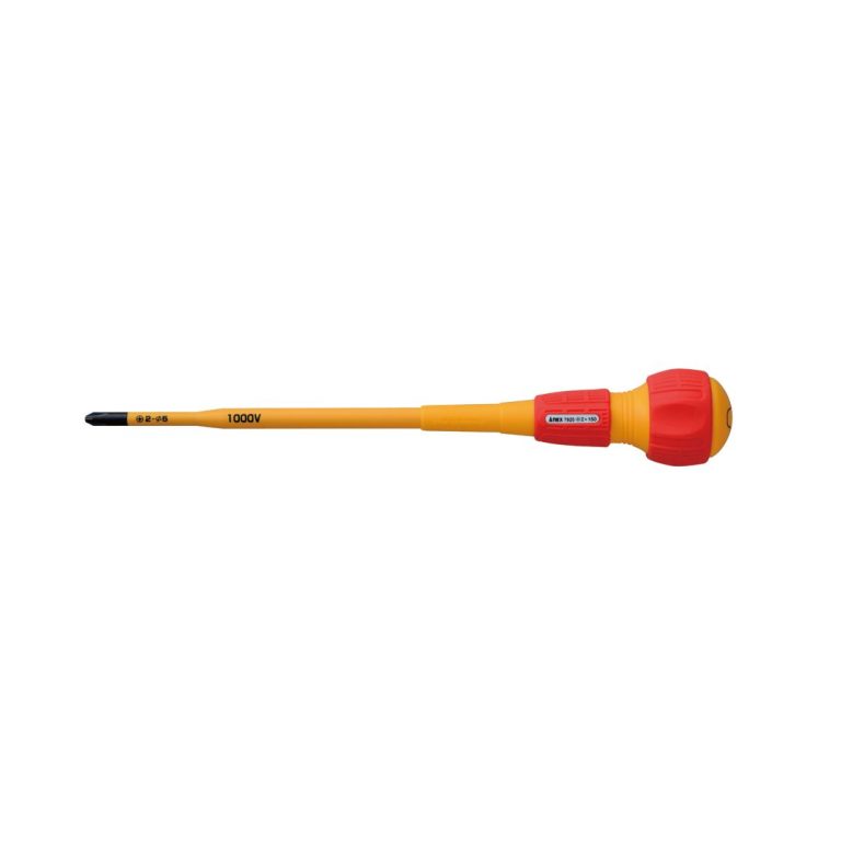 Tô vít cách điện cán tròn No.7920+2x150 ANEX Nhật Bản Tô vít cách điện cán tròn No.7920+2x150 ANEX Nhật Bản