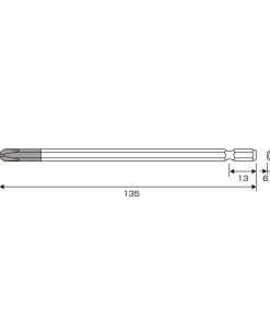 Mũi vít đóng ANEX AK-22C+3x135 4 Mũi vít đóng ANEX AK-22C+3x135