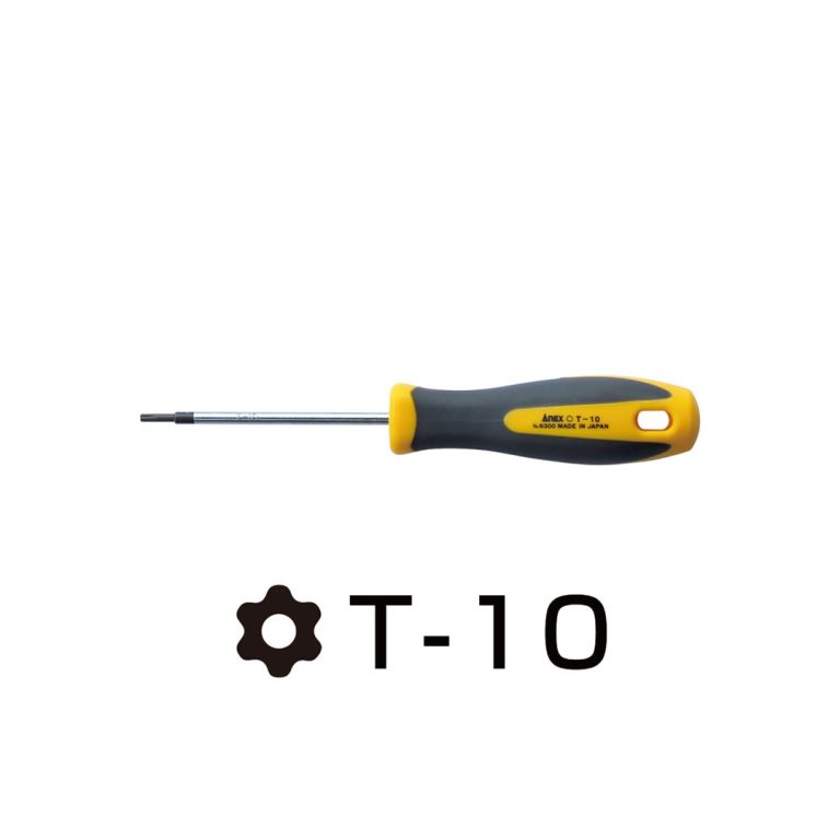 Tô vít hoa thị có lỗ No.6300-T10x80 ANEX Tô vít hoa thị có lỗ No.6300-T10x80 ANEX