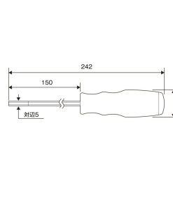 Tô vít lục giác No.6600-H5x150 ANEX 3 Tô vít lục giác No.6600-H5x150 ANEX