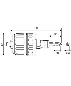 Đầu chuyển mũi khoan ANEX AKL-190E