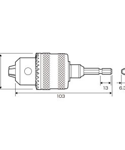 Đầu chuyển mũi khoan ANEX AKL-280