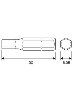 Mũi vít ngắn ANEX AK-50P-H5x30