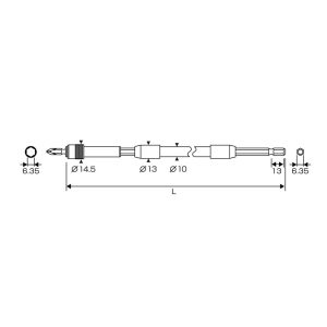 Thanh nối mũi vít dài 600mm ANEX ALH-600
