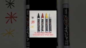 Bút sơn lấy dấu kháng nước SHOSEKIDO Nhật Bản 6 Bút sơn lấy dấu kháng nước SHOSEKIDO Nhật Bản