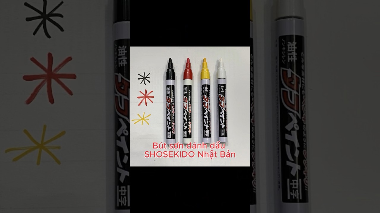 Bút sơn lấy dấu kháng nước SHOSEKIDO Nhật Bản Bút sơn lấy dấu kháng nước SHOSEKIDO Nhật Bản