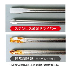 Tua vít inox phát quang ANEX Series No.1505 Nhật Bản – Chống gỉ bền bỉ, làm việc trong tối cực tiện 1 Tua vít inox phát quang ANEX No.1505