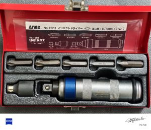 Bộ tô vít đóng đầu 1/2" ANEX No.1901