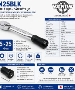 Cờ lê lực – Cần siết lực KANON N25BLK
