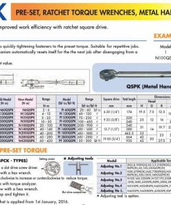 Cờ lê lực Cần siết lực KANON N25QSPK 1 Cờ lê lực Cần siết lực KANON N25QSPK