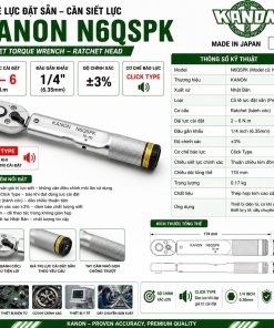 Cờ lê lực Cần siết lực KANON N6QSPK