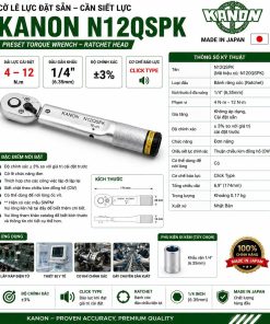 Cờ lê lực Cần siết lực KANON N12QSPK