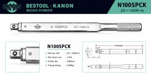 Cờ lê lực Cần siết lực KANON N100SPCK 5 Cờ lê lực Cần siết lực KANON N100SPCK