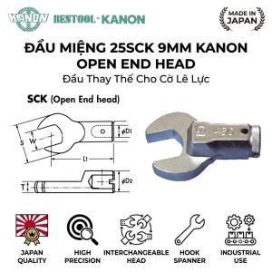 Đầu Miệng KANON 25SCK Size 9mm Nhật Bản 5 Đầu Miệng KANON 25SCK Size 9mm Nhật Bản