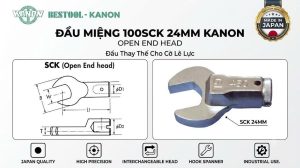 Đầu Miệng KANON 100SCK Size 24mm Nhật Bản