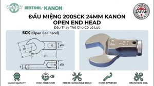 Đầu Miệng KANON 200SCK Size 24mm Nhật Bản