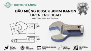 Đầu Miệng KANON 100SCK Size 30mm Nhật Bản