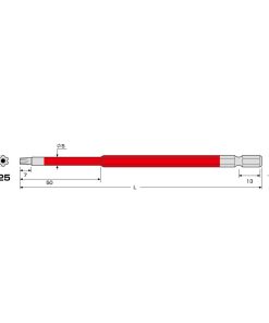 Mũi vít hoa thị T25 ANEX ACTX-2515